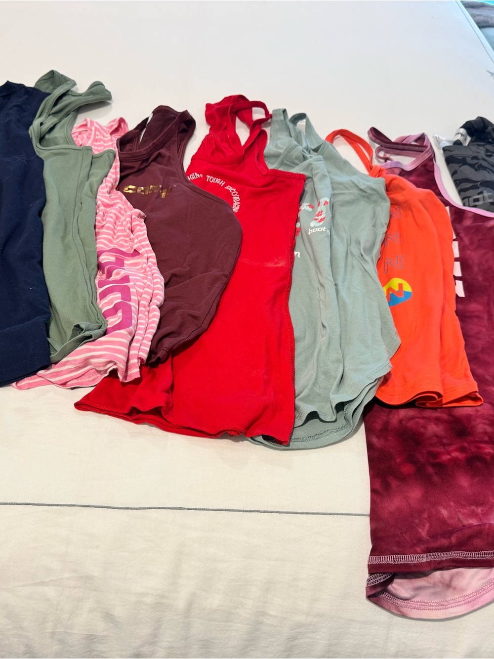 Lot of 10 Burn Boot Camp tops mostly small
